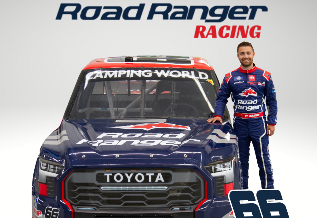 Road Ranger as Primary Partner of Ty Majeski’s No. 66 Toyota Tundra TRD PRO in NASCAR Camping World Truck Series Race