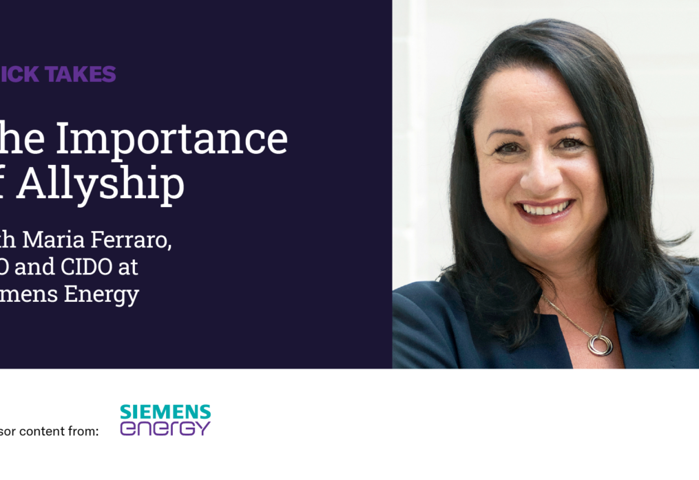 Video Quick Take: Siemens Energy’s Maria Ferraro on the Importance of Allyship