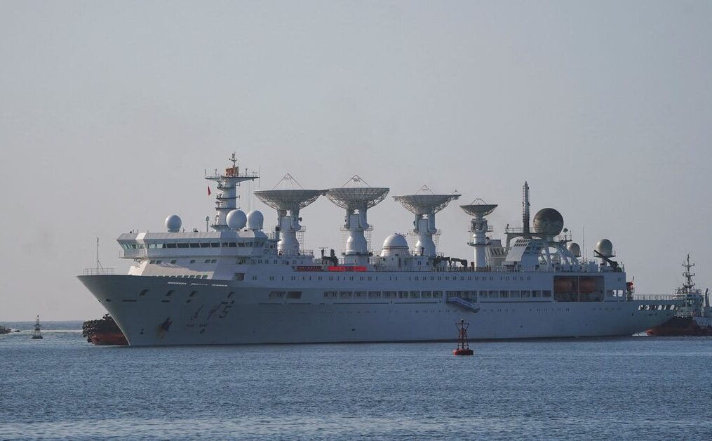 Chinese military ship leaves Sri Lanka after controversial visit