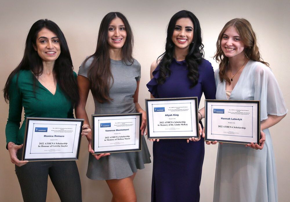 Four young women awarded Athena scholarships