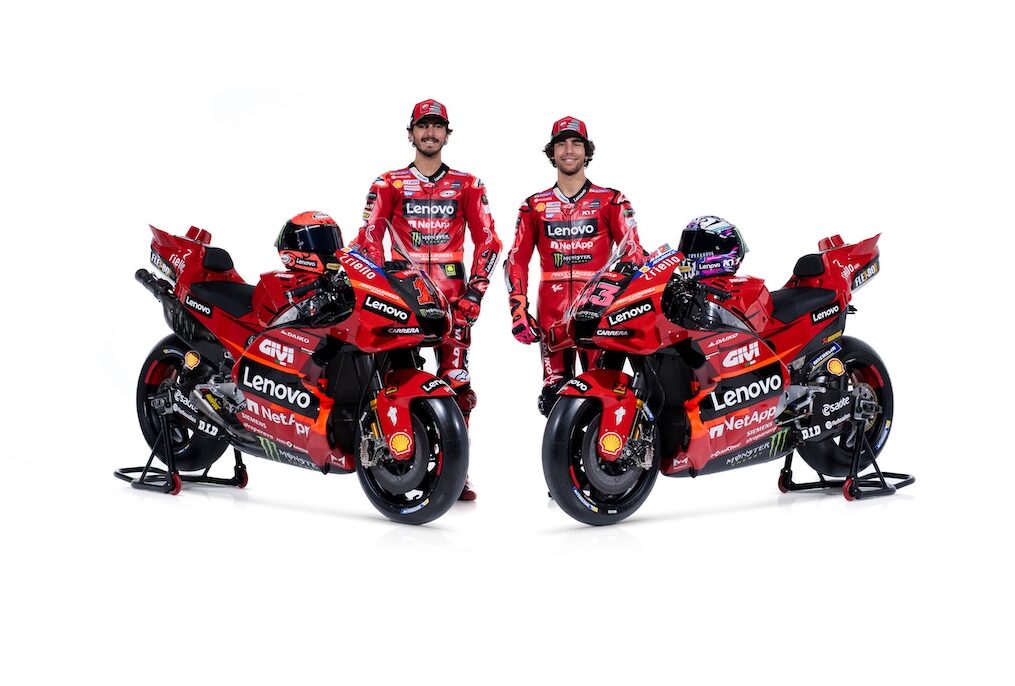 Ducati Lenovo Team unveils 2023 livery at Madonna di Campiglio