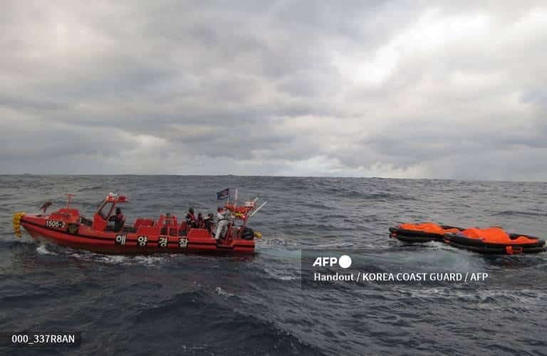 Two dead, nine missing after ship sinks between Japan, S. Korea