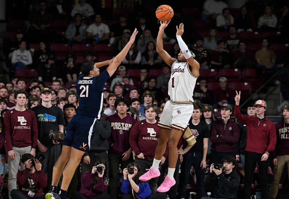Boston College stuns No. 6 Virginia as Cavaliers face danger of dropping from a No. 3 seed in Bracketology