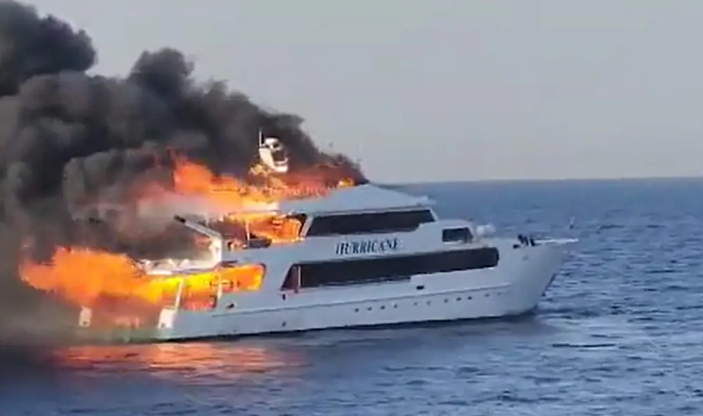 Three British Tourists Confirmed Dead After Boat Catches Fire in Egypt’s Red Sea
